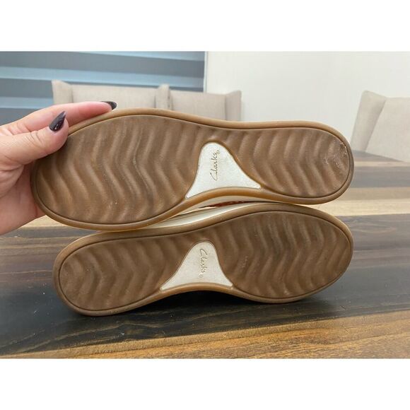 Clarks Cloudsteppers Stretch Slip-Ons Breeze Emily Peach Women’s Size 9.5 - Picture 5 of 6